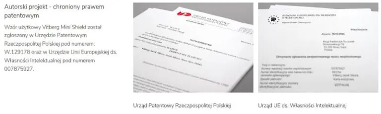 Zarejestrowany wzór użytkowy i wzór wspólnotowy.